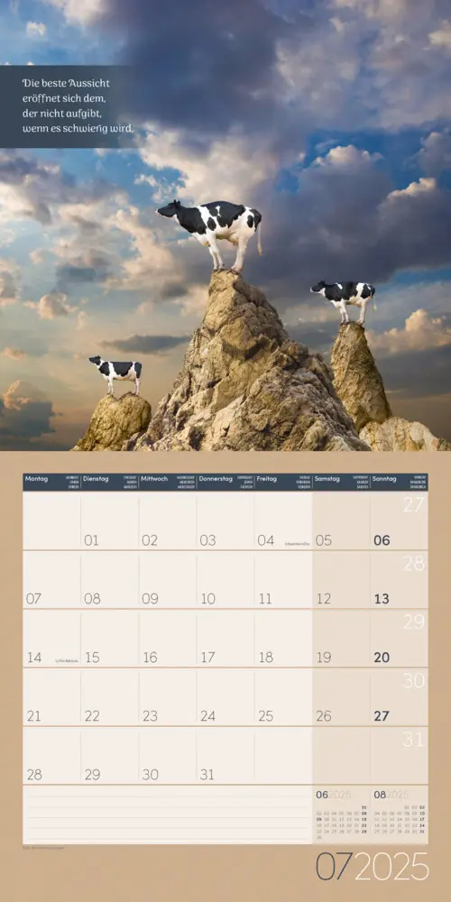 Bild: 9783838445335 | Alles wird gut! Kalender 2025 - 30x30 | Ackermann Kunstverlag | 2025