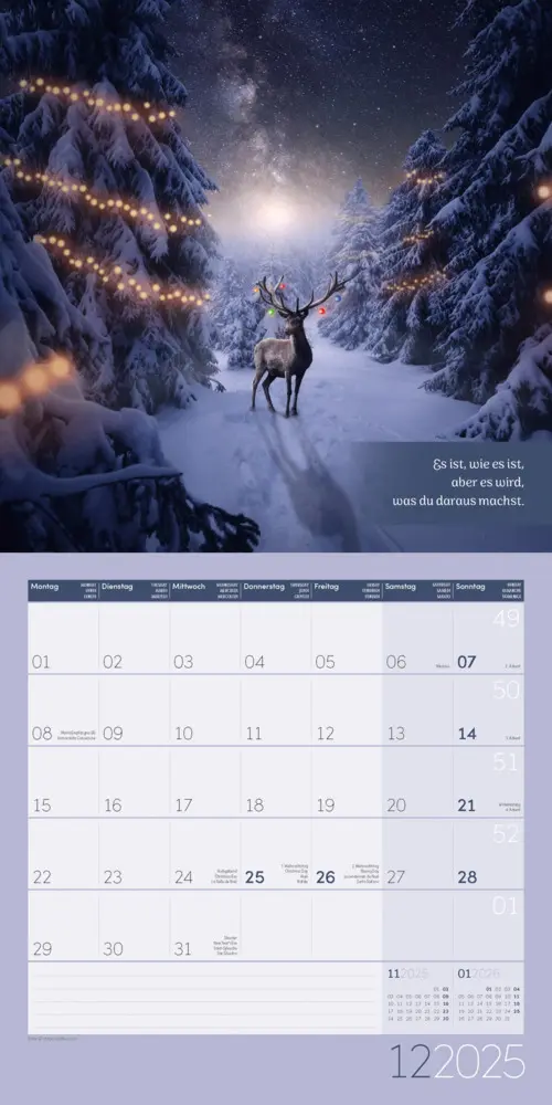 Bild: 9783838445335 | Alles wird gut! Kalender 2025 - 30x30 | Ackermann Kunstverlag | 2025