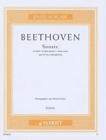 Cover: 9790001085335 | Sonate cis-Moll | Ludwig van Beethoven | Buch | 16 S. | Deutsch | 1984