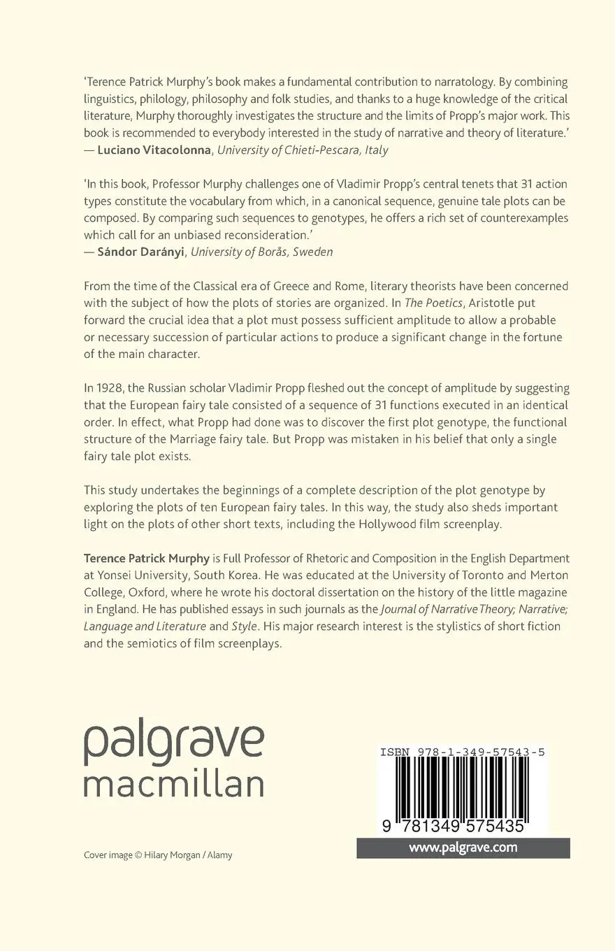 Rückseite: 9781349575435 | The Fairytale and Plot Structure | Terence Patrick Murphy | Buch | xix