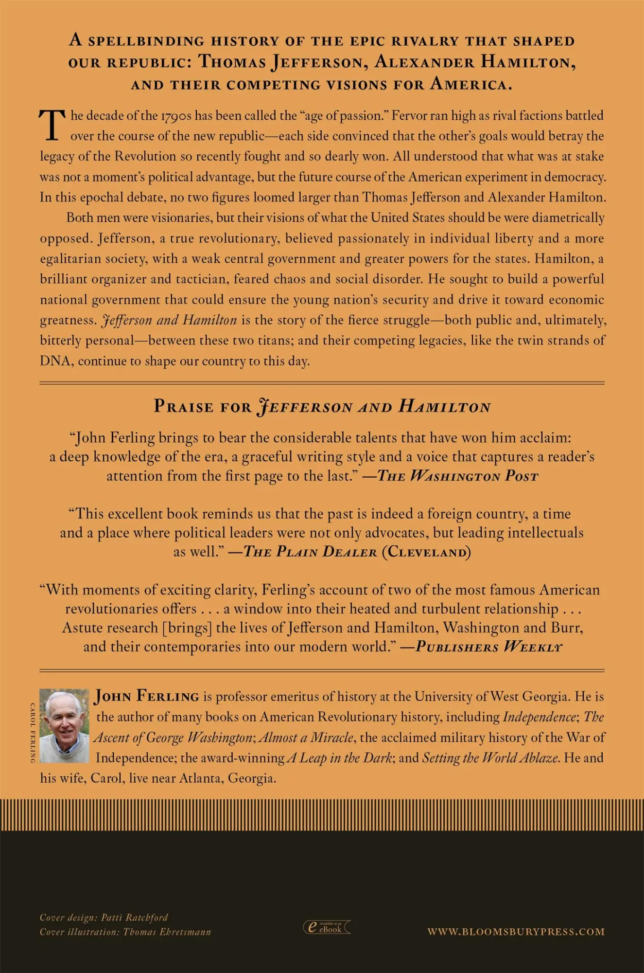 Rückseite: 9781608195435 | Jefferson and Hamilton | The Rivalry That Forged a Nation | Ferling