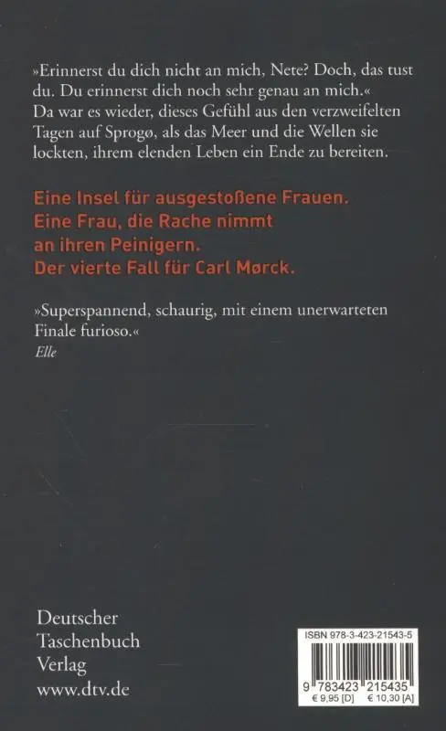 Rückseite: 9783423215435 | Verachtung | Jussi Adler-Olsen | Taschenbuch | 539 S. | Deutsch | 2014