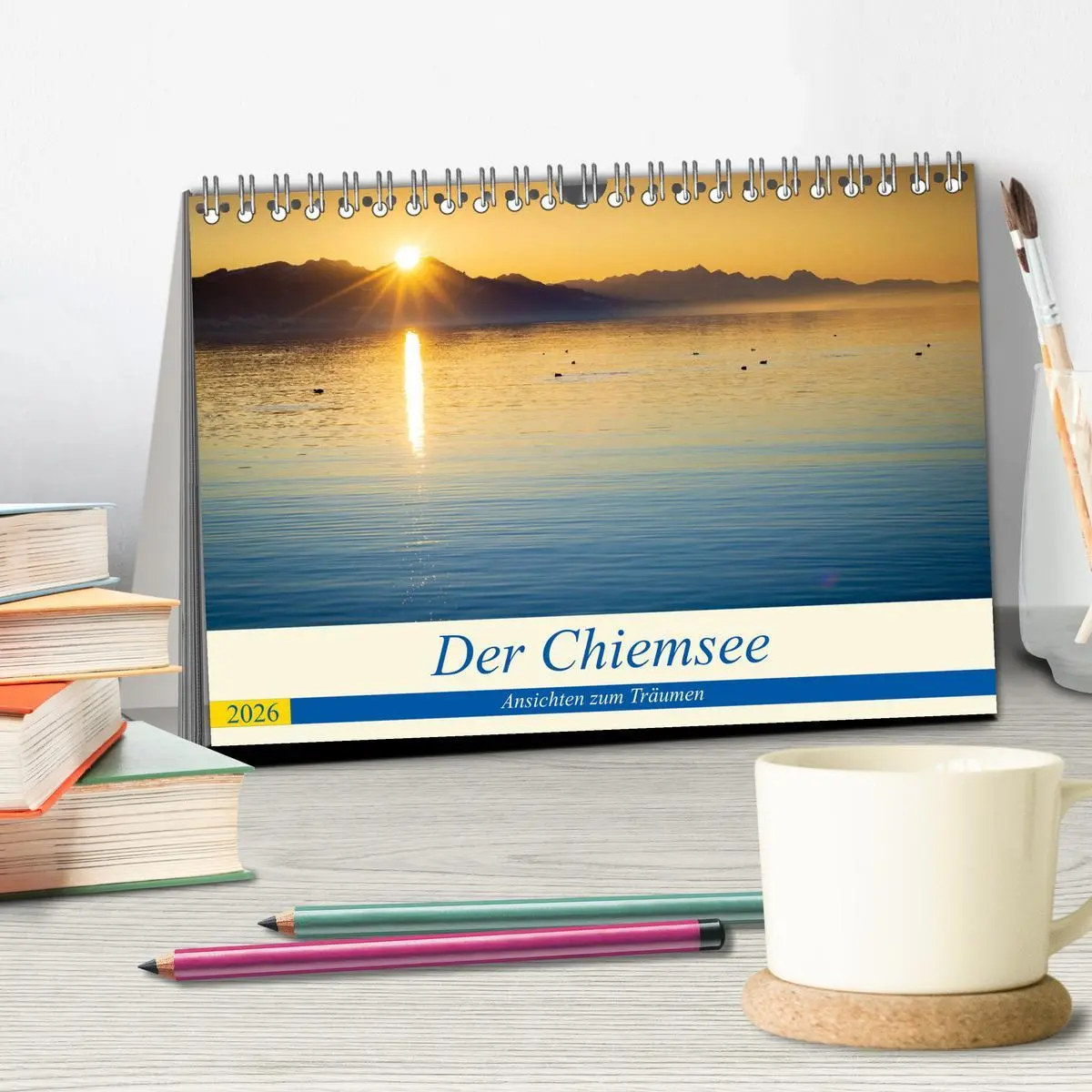 Bild: 9783457735435 | Der Chiemsee - Ansichten zum Träumen (Tischkalender 2026 DIN A5...