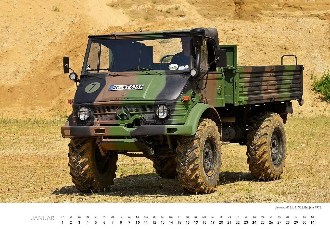 Bild: 9783960585435 | Unimog Klassiker Kalender 2027 | 12 perfekt restaurierte Unimogs