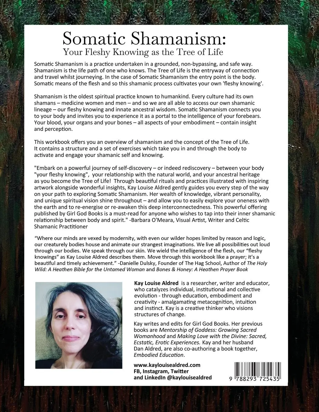 Rückseite: 9788293725435 | Somatic Shamanism | Your Fleshy Knowing as the Tree of Life | Aldred