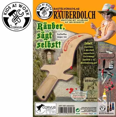 Cover: 4047542605535 | Corvus A600553 - Kids at work: Räuber-Dolch | Kids at work | A600553