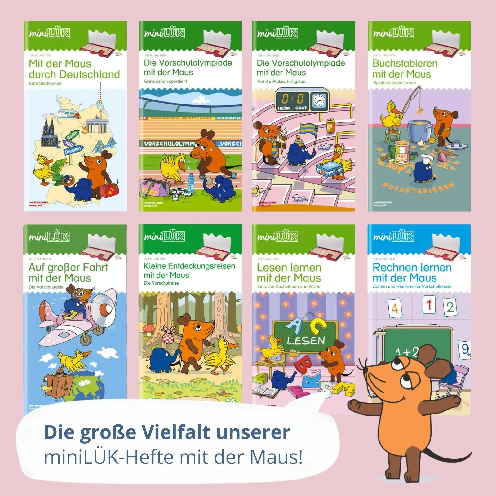 Bild: 9783072445535 | miniLÜK | Vorschule/ 1. Klasse Logisches Denken mit der Maus | 24 S.