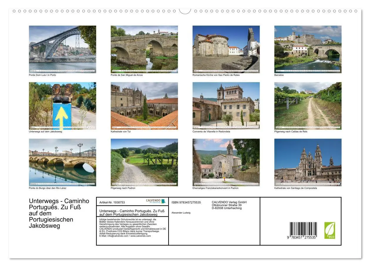 Bild: 9783457275535 | Unterwegs - Caminho Português. Zu Fuß auf dem Portugiesischen...