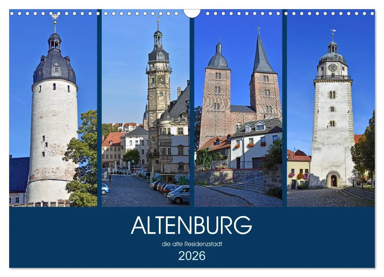 Cover: 9783457725535 | ALTENBURG, die alte Residenzstadt (Wandkalender 2026 DIN A3 quer),...