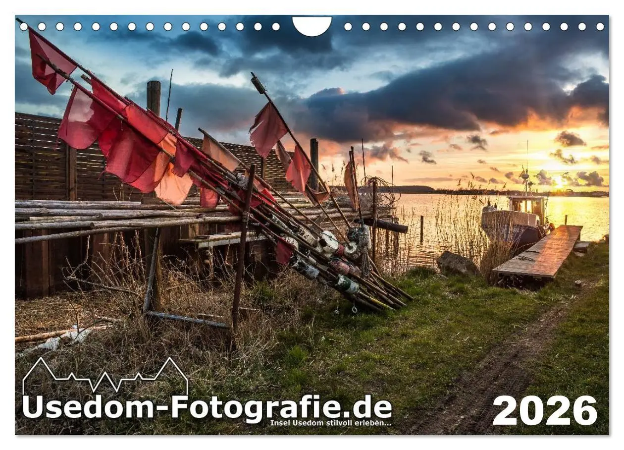 Cover: 9783516055535 | Usedom-Fotografie.de (Wandkalender 2026 DIN A4 quer), CALVENDO...