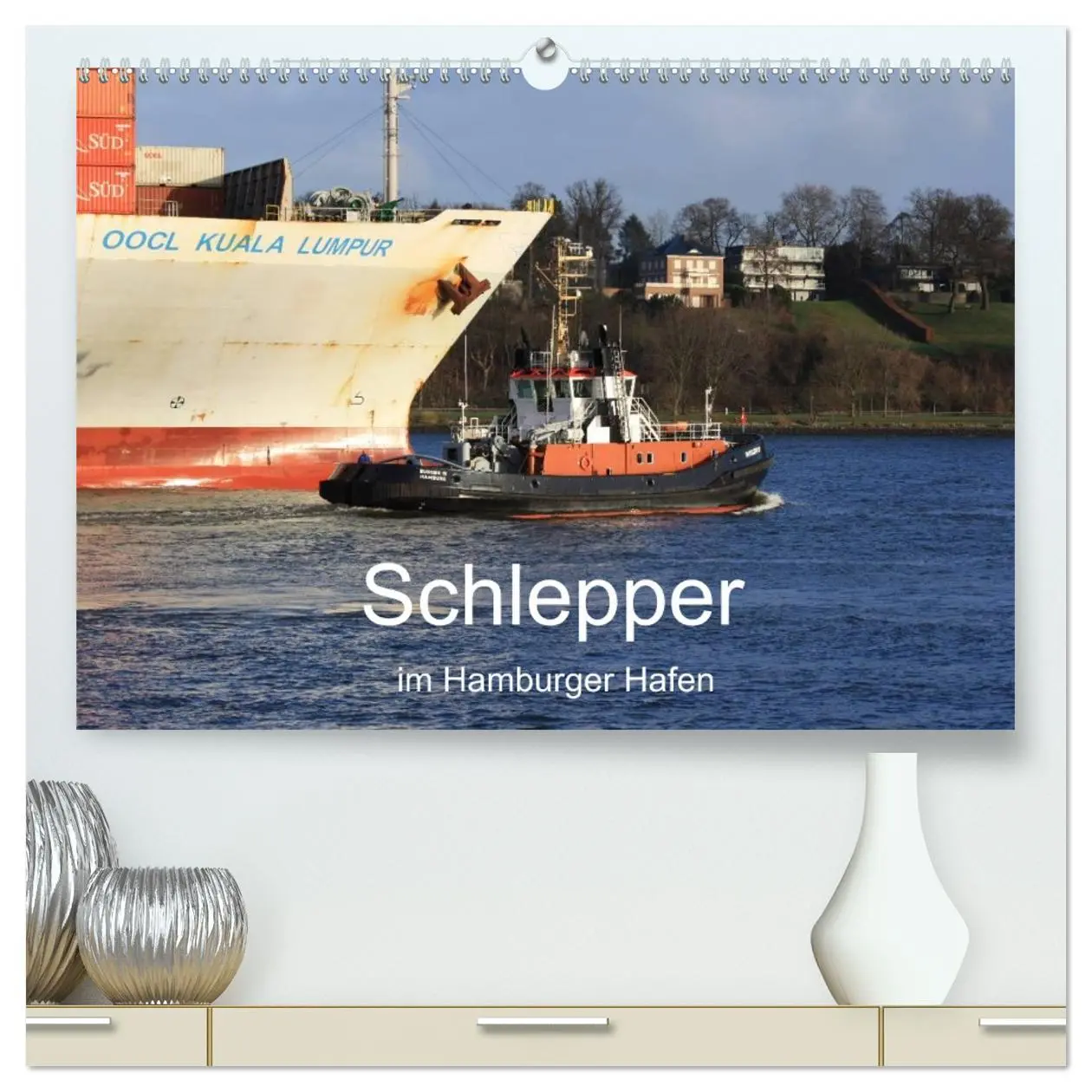 Cover: 9783516125535 | Schlepper im Hamburger Hafen (hochwertiger Premium Wandkalender...