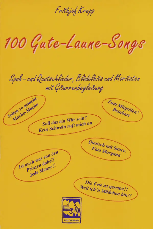 Cover: 9783928825535 | 100 Gute-Laune-Songs | Frithjof Krepp | Taschenbuch | 176 S. | Deutsch