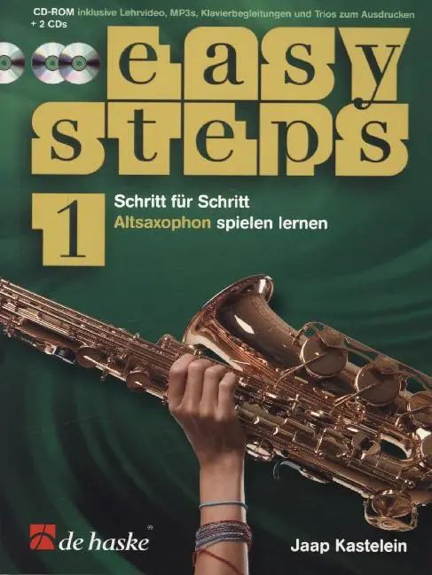 Cover: 9789043135535 | Easy Steps für Altsaxophon, m. 2 Audio-CDs + CD-ROM. Vol.1 | Kastelein