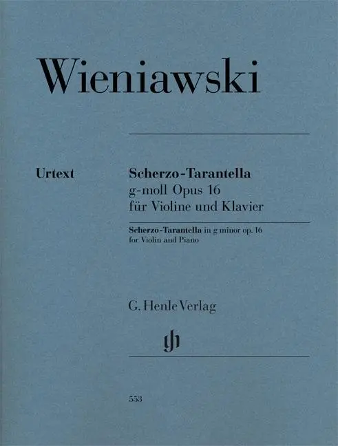 Cover: 9790201805535 | Scherzo-Tarantella g-moll op. 16 | Besetzung: Violine und Klavier