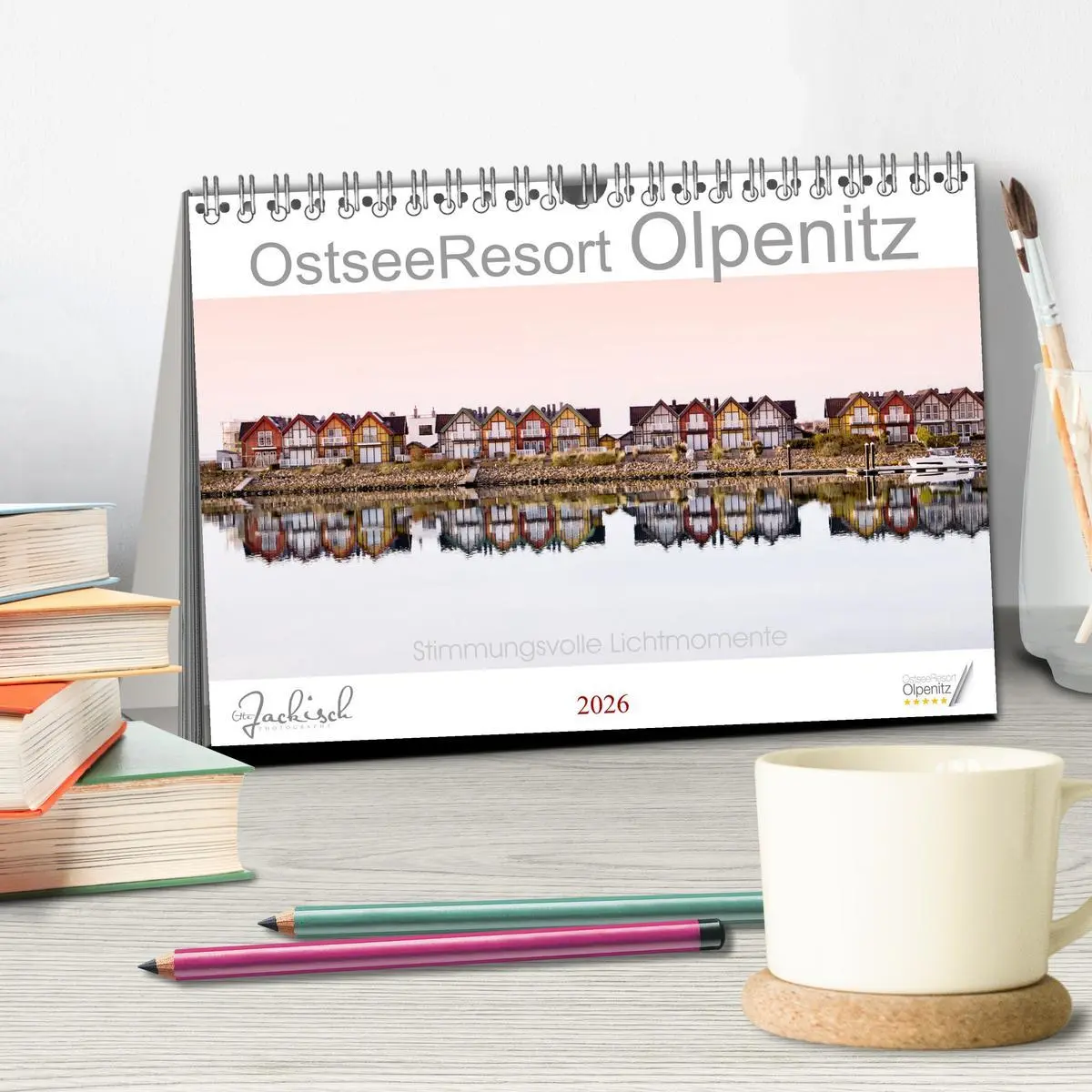 Bild: 9783457645635 | Ostseeresort Olpenitz (Tischkalender 2026 DIN A5 quer), CALVENDO...