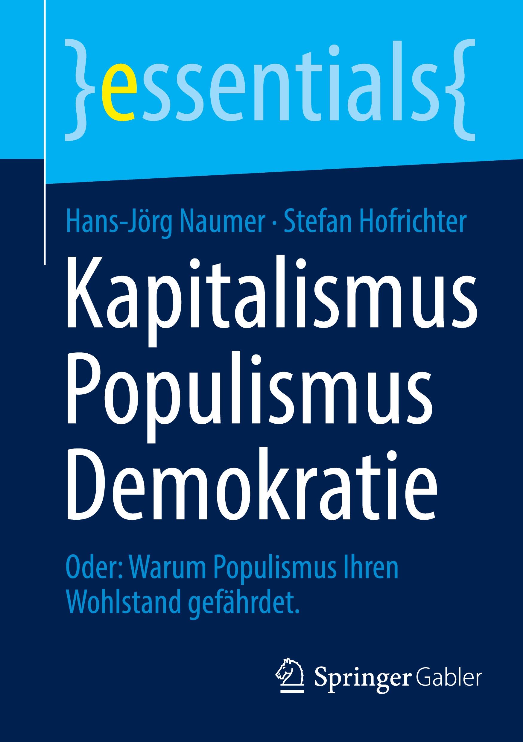 Cover: 9783658475635 | Kapitalismus Populismus Demokratie | Stefan Hofrichter (u. a.) | Buch