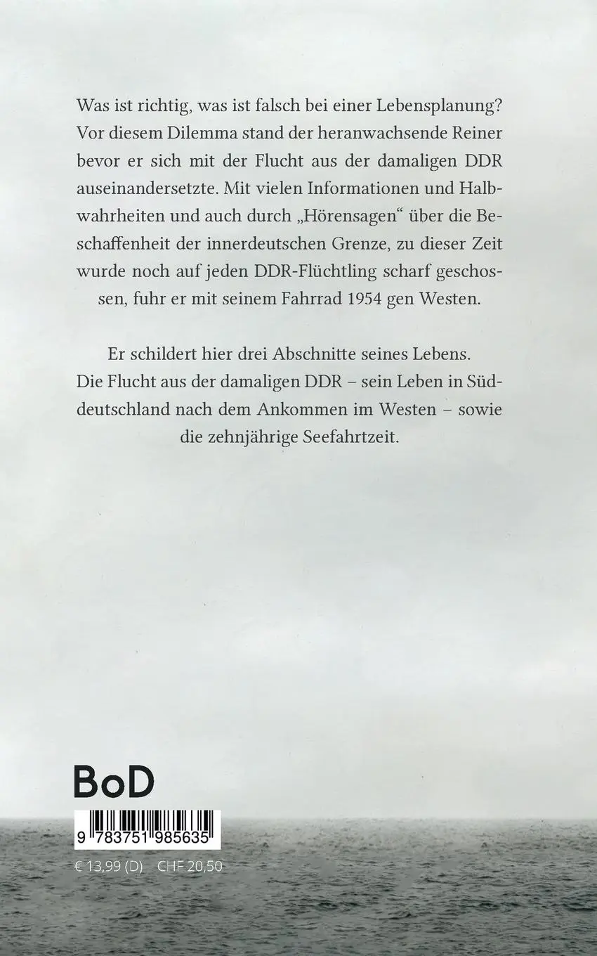 Rückseite: 9783751985635 | Warum ein Sachse zur Seefahrt ging | Reiner Jander | Taschenbuch