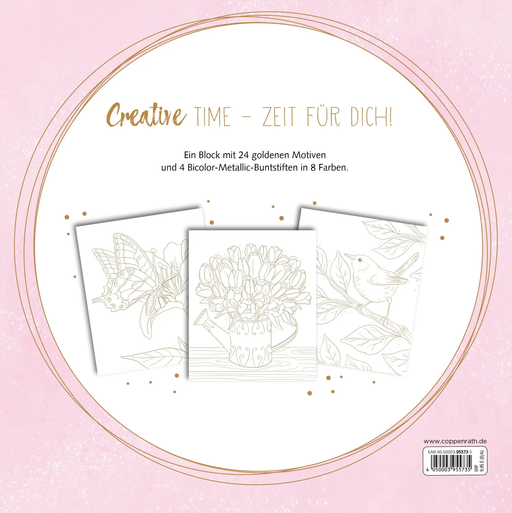 Rückseite: 4050003955735 | Metallic-Malen (Garden Glory) | Susanna Hatkemper | Taschenbuch | 2025