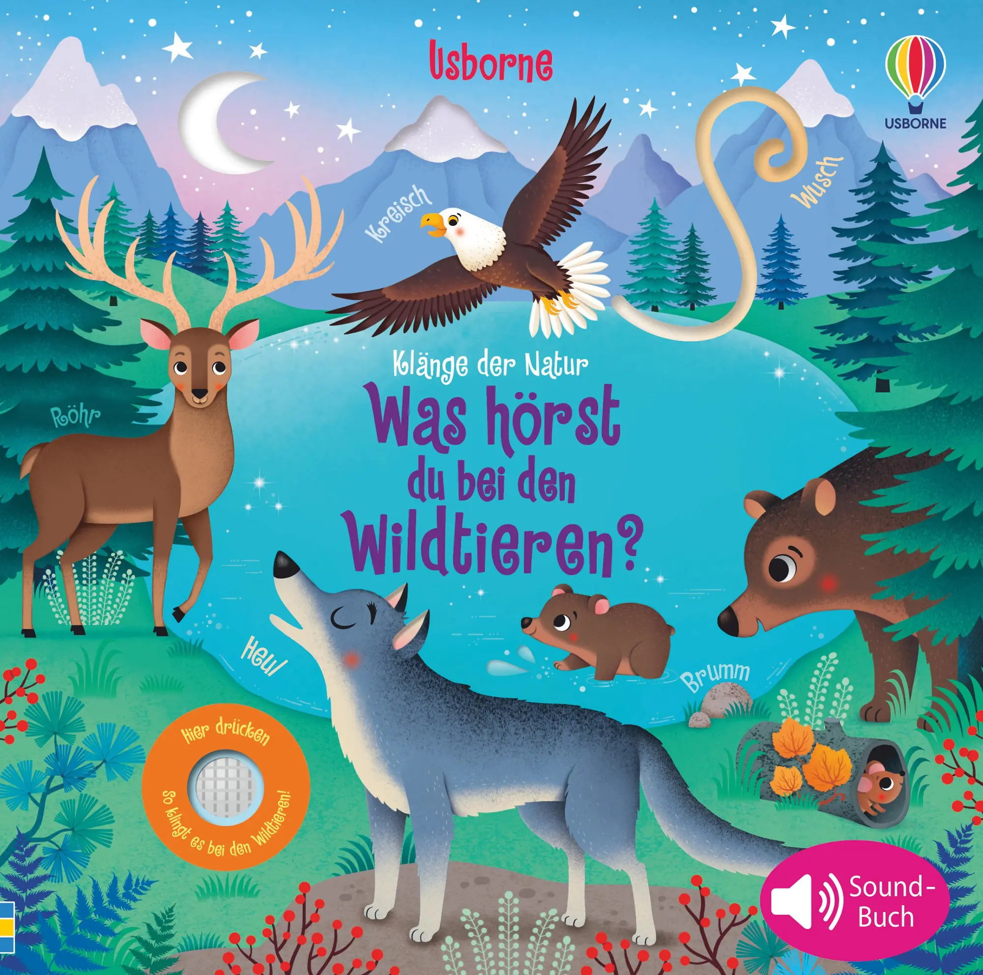 Cover: 9781789415735 | Klänge der Natur: Was hörst du bei den Wildtieren? | Soundbuch | Buch