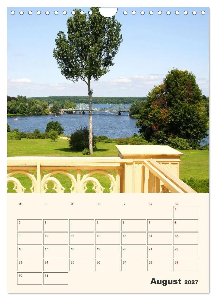 Bild: 9783569435735 | Park Sanssouci und Park Babelsberg (Wandkalender 2027 DIN A4 hoch),...