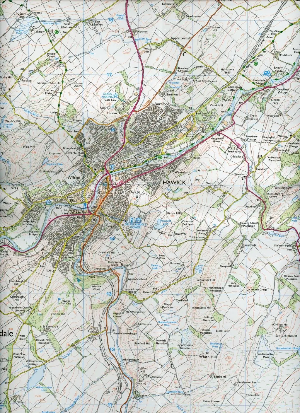 Bild: 9780319245835 | Teviotdale South | Ordnance Survey | (Land-)Karte | Karte/Landkarte
