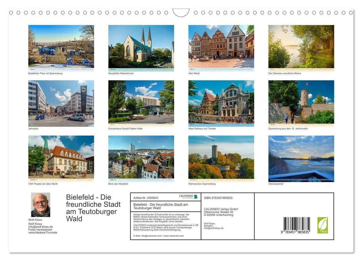 Bild: 9783457865835 | Bielefeld - Die freundliche Stadt am Teutoburger Wald (Wandkalender...