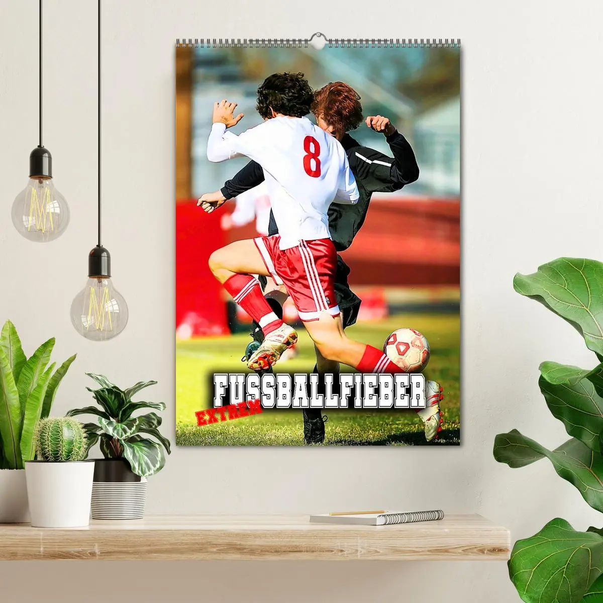 Bild: 9783516335835 | Fußballfieber extrem (Wandkalender 2026 DIN A2 hoch), CALVENDO...