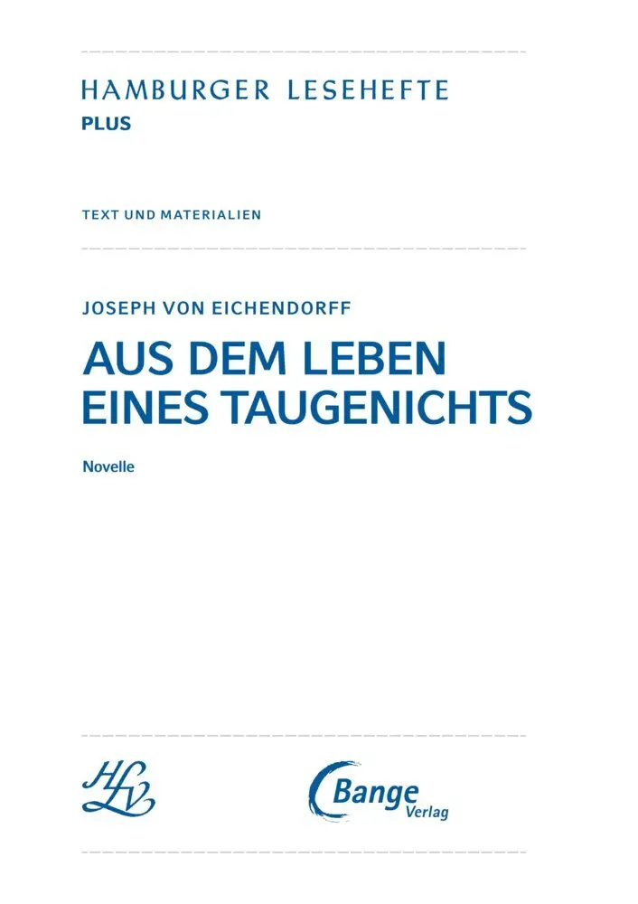 Bild: 9783804425835 | Aus dem Leben eines Taugenichts von Joseph von Eichendorff...