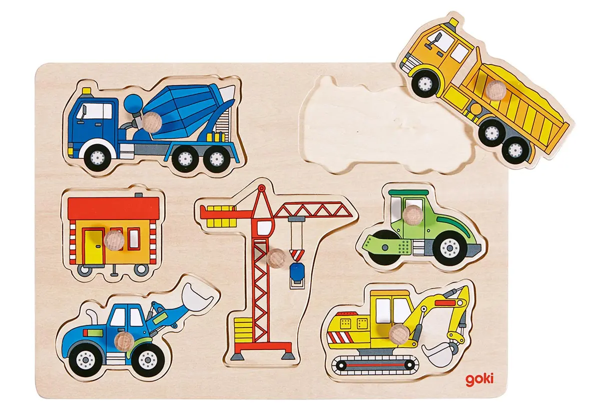 Cover: 4013594575935 | Steckpuzzle Baufahrzeuge | Puzzle | Deutsch | 2019 | EAN 4013594575935