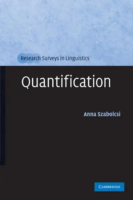 Cover: 9780521715935 | Quantification | Anna Szabolcsi | Taschenbuch | Englisch | 2010