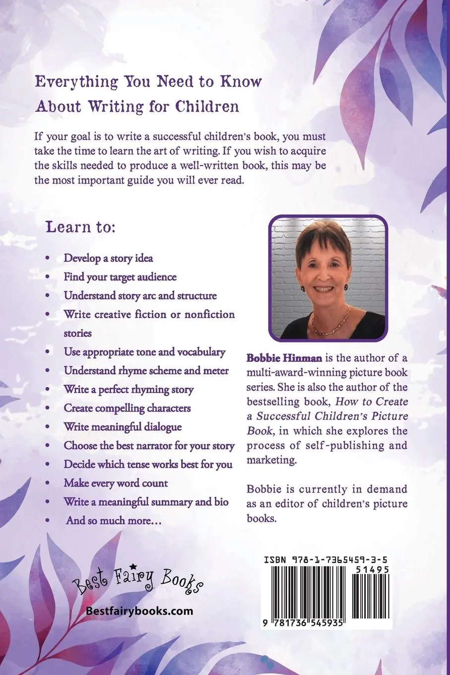 Rückseite: 9781736545935 | How to Master the Art of Writing Children's Books | Bobbie Hinman