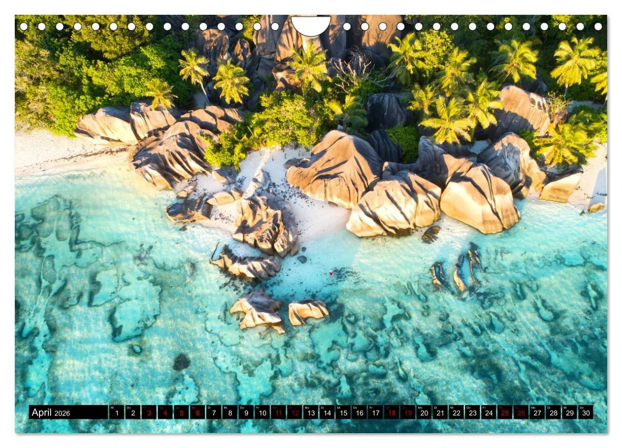 Bild: 9783457785935 | Seychellen Inselblicke (Wandkalender 2026 DIN A4 quer), CALVENDO...
