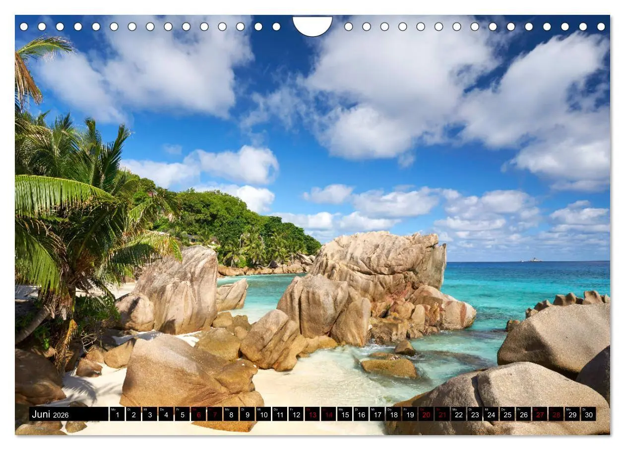 Bild: 9783457785935 | Seychellen Inselblicke (Wandkalender 2026 DIN A4 quer), CALVENDO...