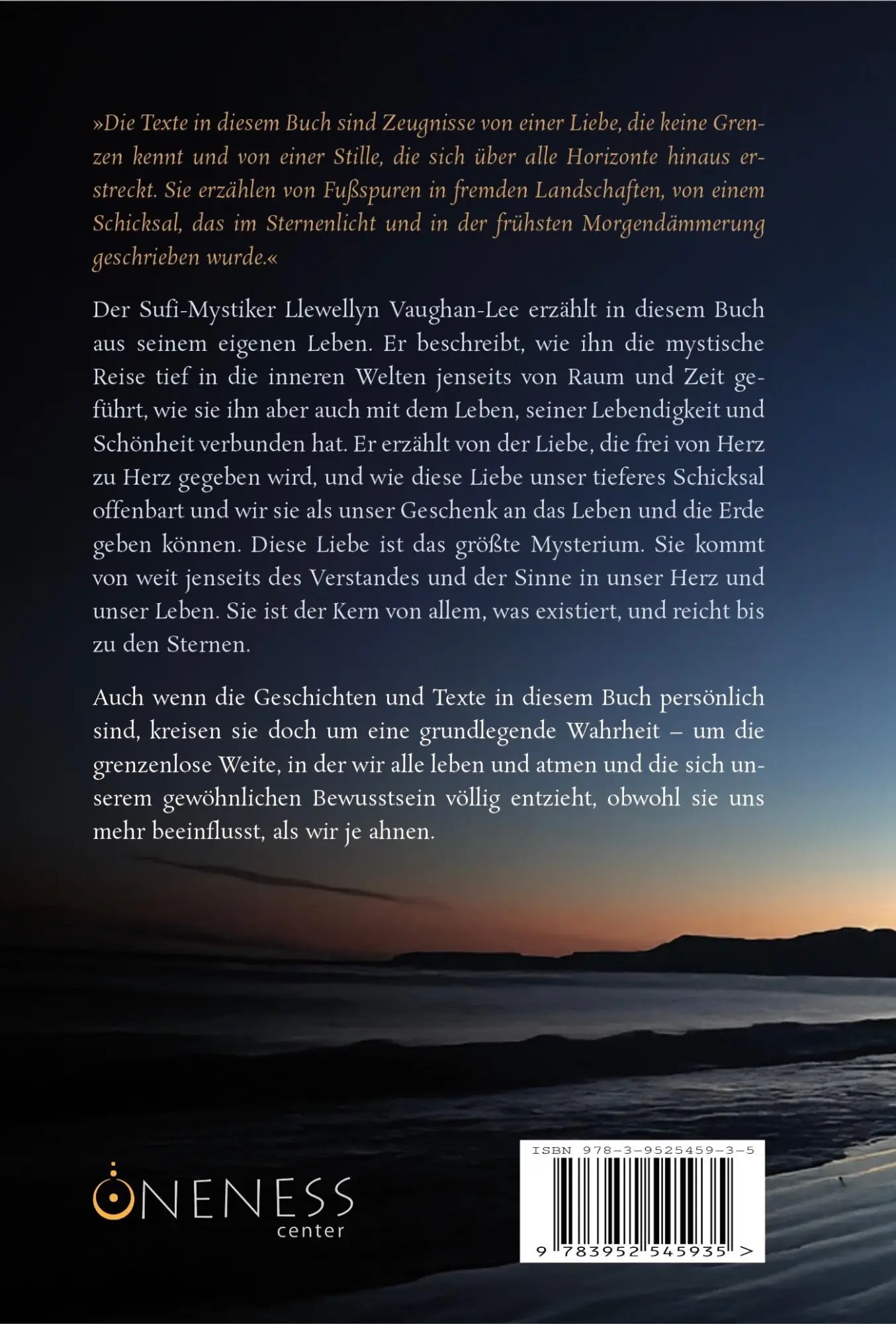 Rückseite: 9783952545935 | Eine mystische Reise | Aus dem Leben eines Mystikers | Vaughan-Lee