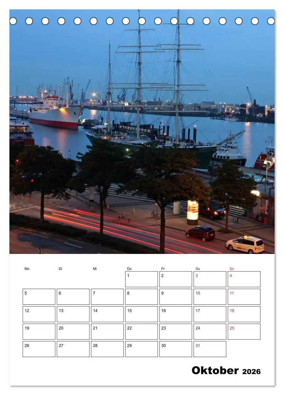Bild: 9783516456035 | Schönes Hamburg (Tischkalender 2026 DIN A5 hoch), CALVENDO...