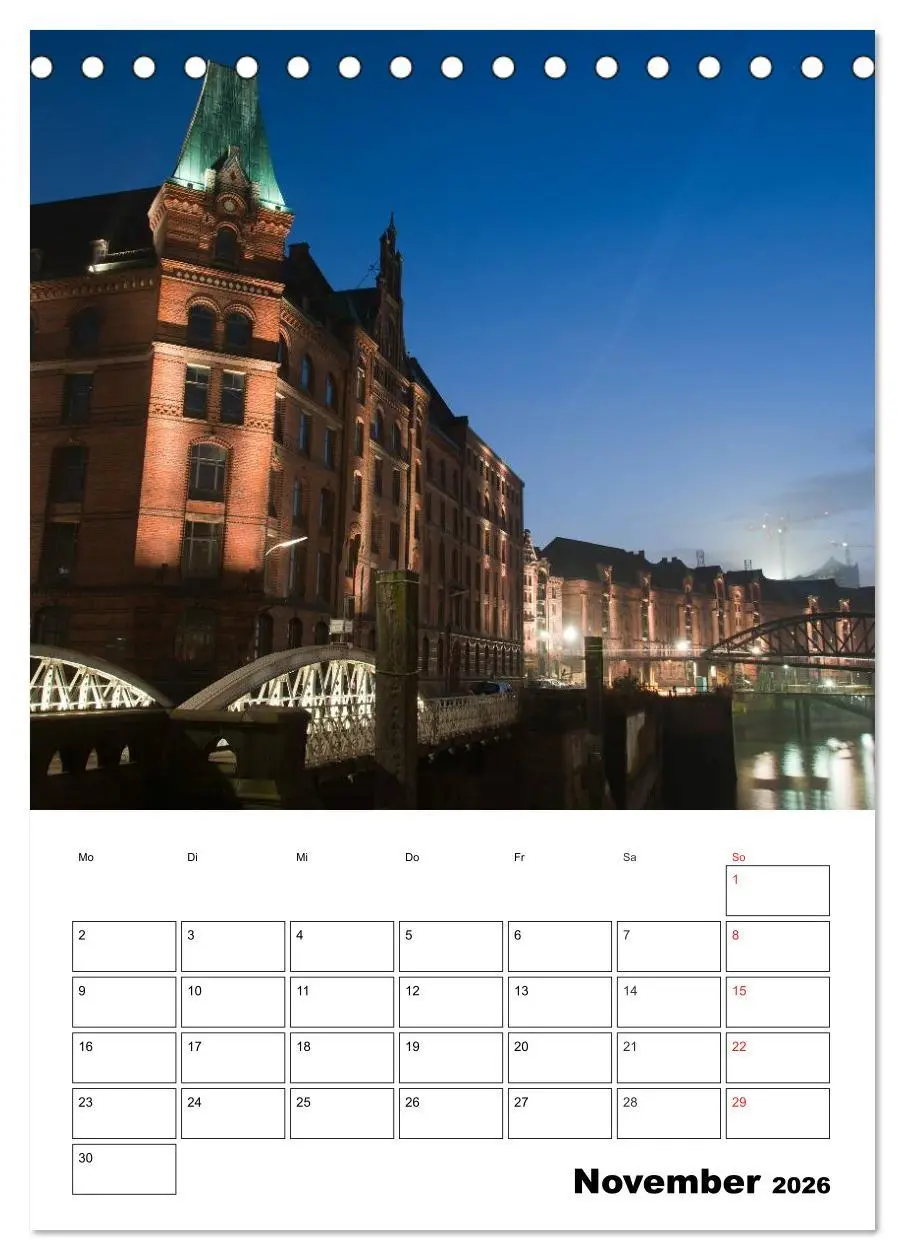 Bild: 9783516456035 | Schönes Hamburg (Tischkalender 2026 DIN A5 hoch), CALVENDO...