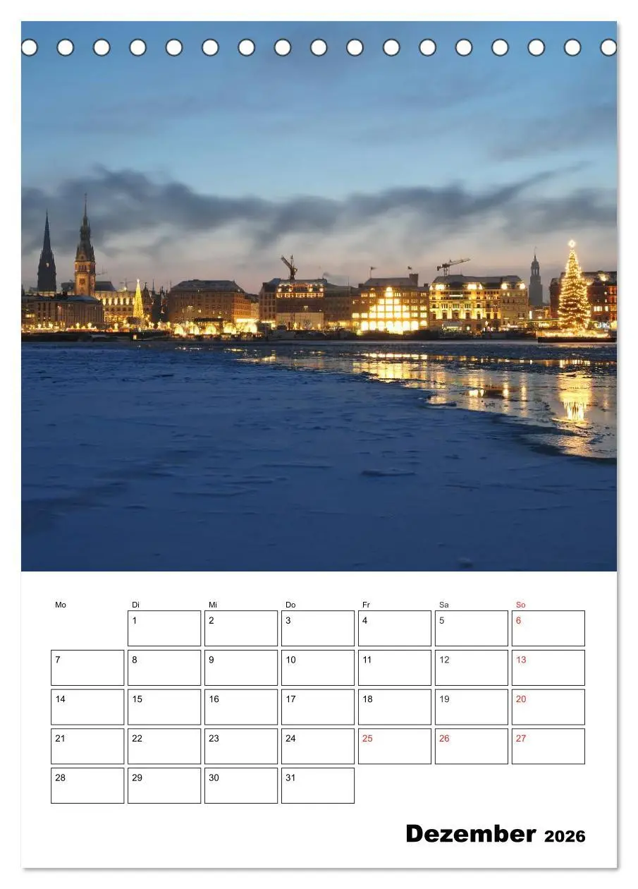 Bild: 9783516456035 | Schönes Hamburg (Tischkalender 2026 DIN A5 hoch), CALVENDO...