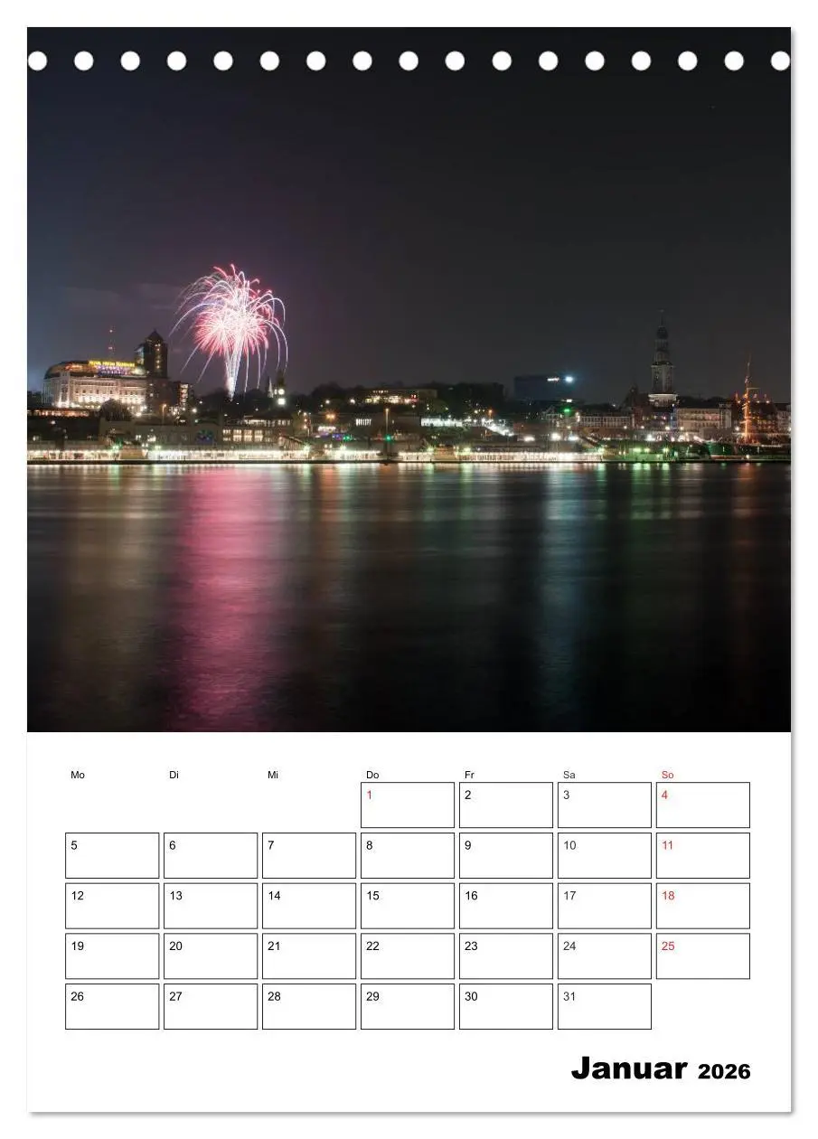 Bild: 9783516456035 | Schönes Hamburg (Tischkalender 2026 DIN A5 hoch), CALVENDO...