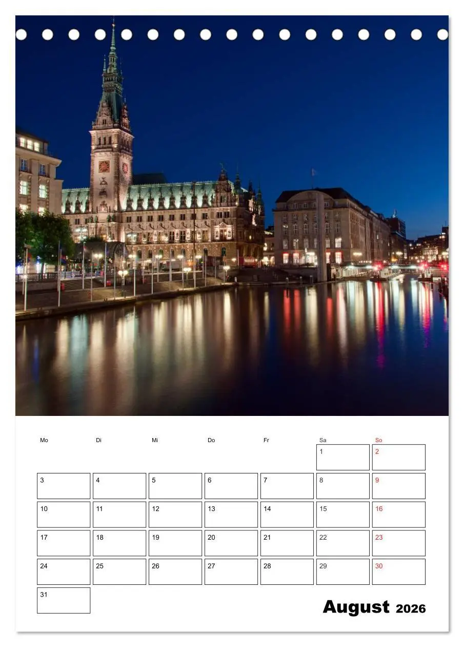 Bild: 9783516456035 | Schönes Hamburg (Tischkalender 2026 DIN A5 hoch), CALVENDO...