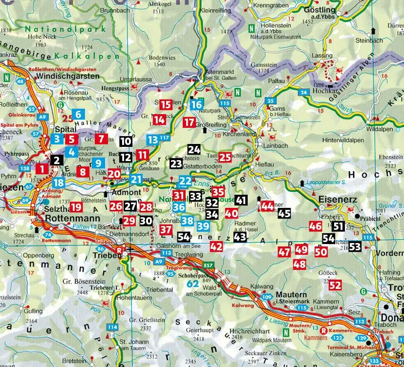 Bild: 9783763346035 | Gesäuse | Carl Rauch (u. a.) | Taschenbuch | Rother Wanderführer