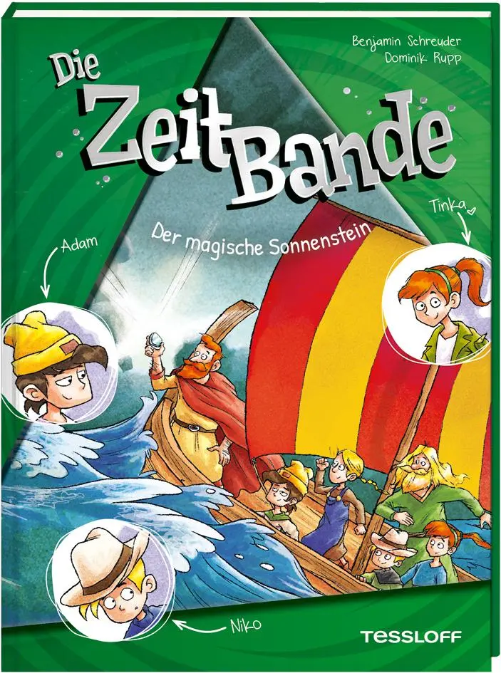 Cover: 9783788646035 | Die ZeitBande. Band 3. Der magische Sonnenstein | Benjamin Schreuder