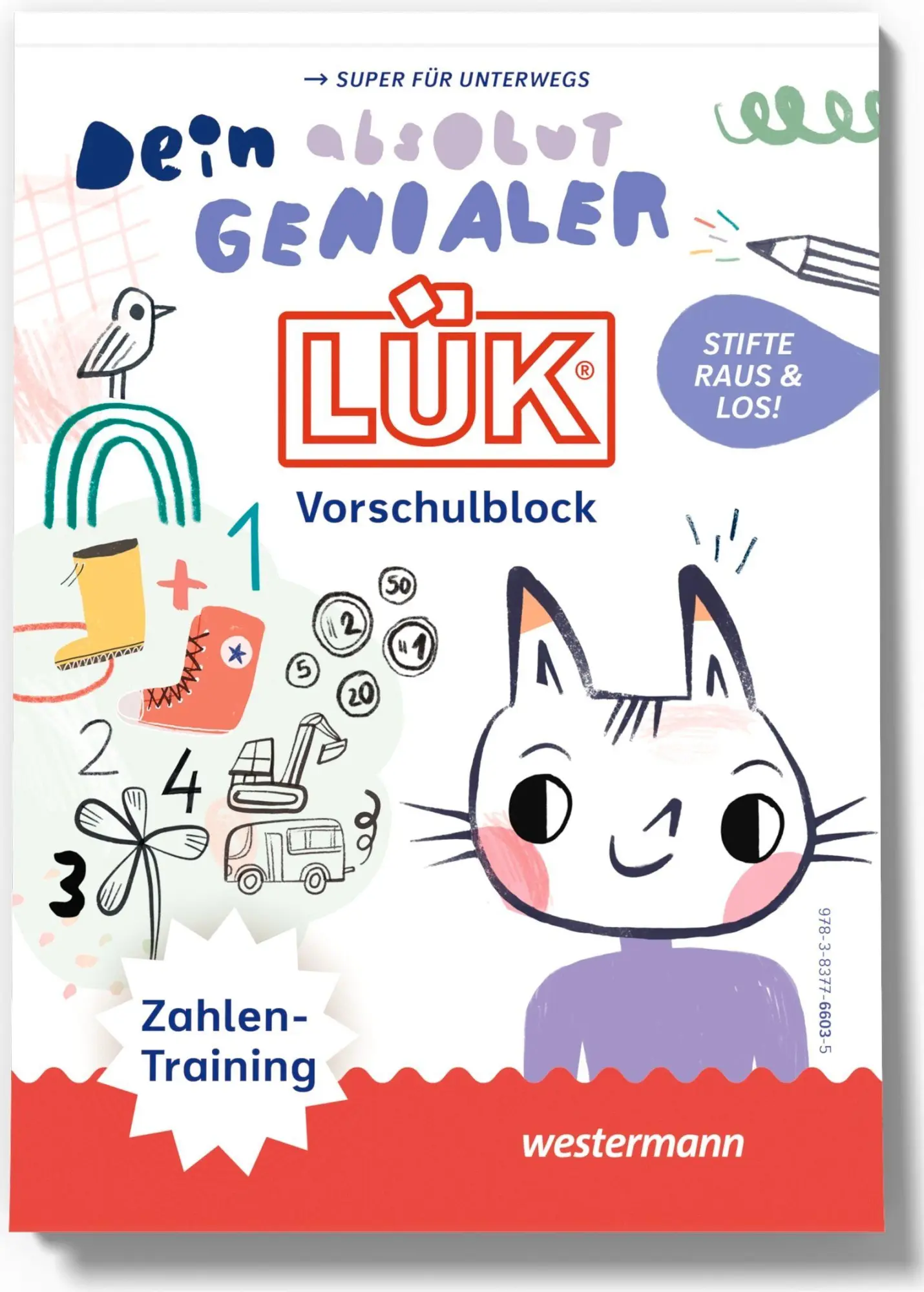 Cover: 9783837766035 | LÜK. Dein absolut genialer LÜK Vorschulblock ZAHLENTRAINING | Buch