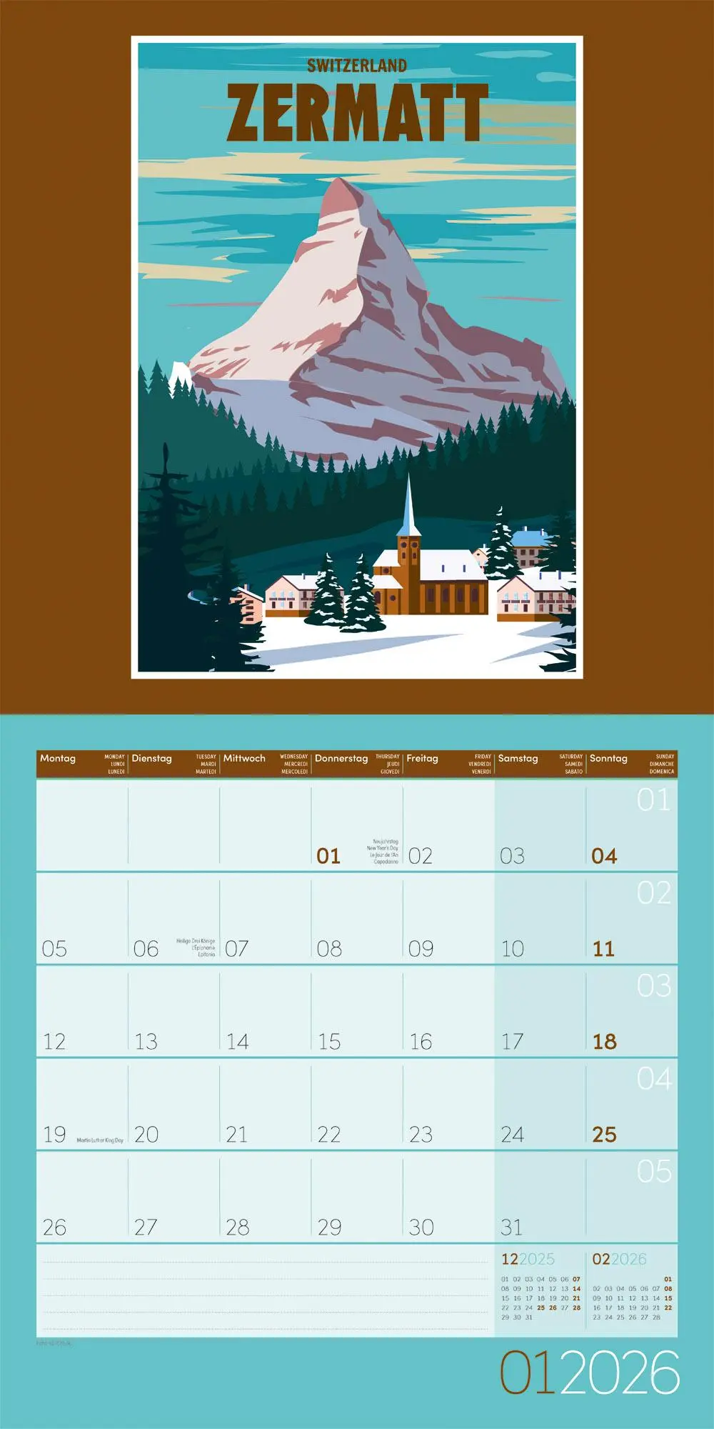 Bild: 9783838446035 | Vintage Voyage Broschürenkalender 2026 - 30x30 - Art12 | GmbH | 28 S.