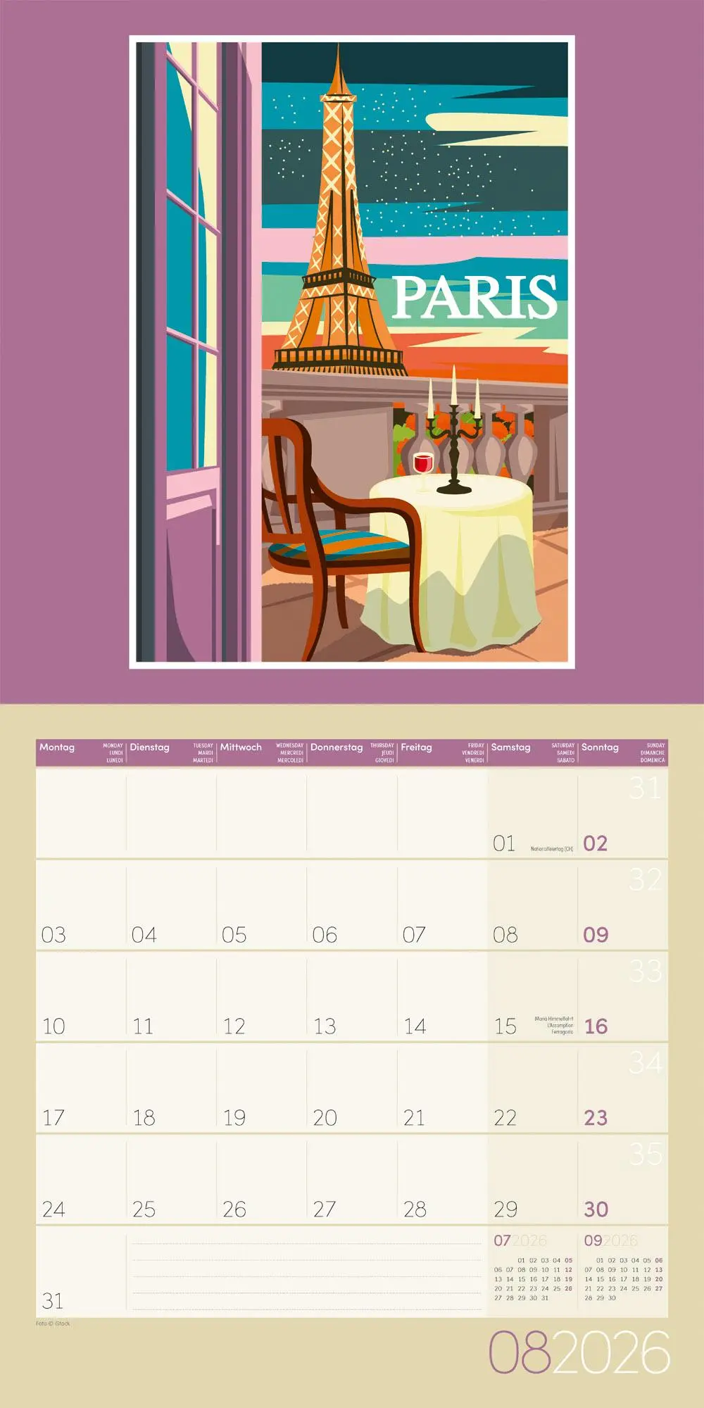 Bild: 9783838446035 | Vintage Voyage Broschürenkalender 2026 - 30x30 - Art12 | GmbH | 28 S.