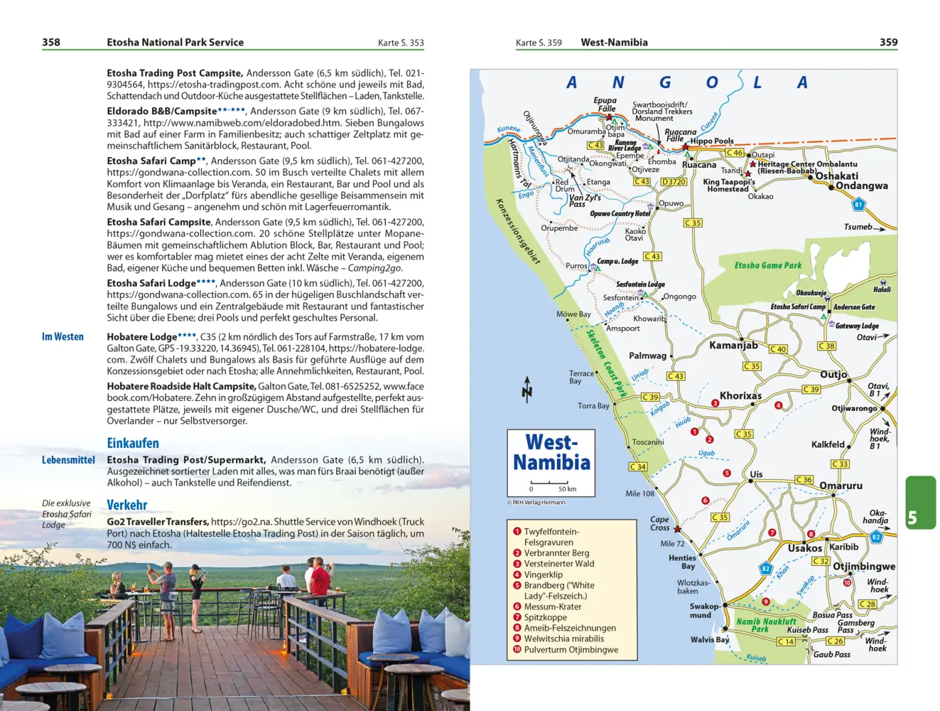 Bild: 9783896626035 | Reise Know-How Reiseführer Namibia | Daniela Schetar (u. a.) | Buch