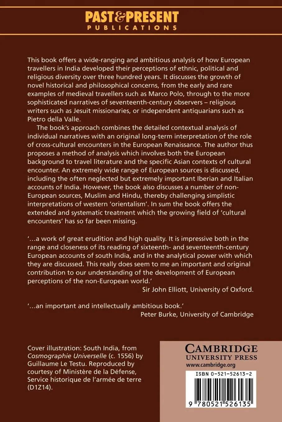 Rückseite: 9780521526135 | Travel and Ethnology in the Renaissance | Joan-Pau Rubies (u. a.)