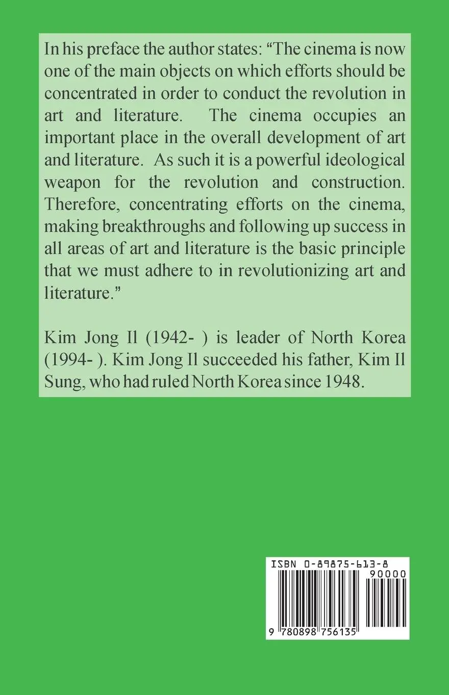 Rückseite: 9780898756135 | On the Art of the Cinema | April 11,1973 | Kim Jong Il | Taschenbuch