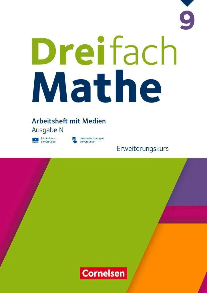 Cover: 9783060026135 | Dreifach Mathe 9. Schuljahr - Ausgabe N - Erweiterungskurs -...