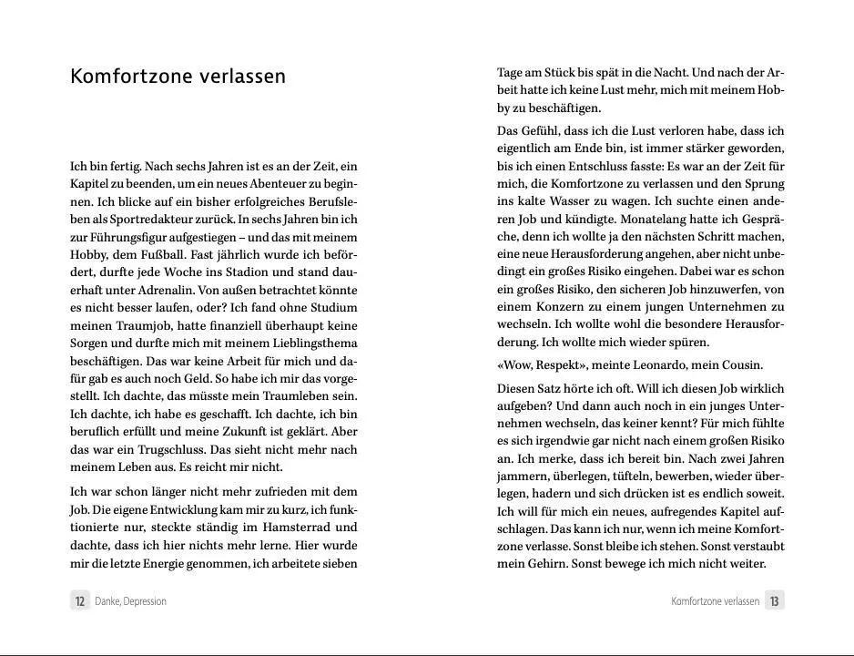 Bild: 9783966456135 | Danke, Depression | Fabio Porta | Taschenbuch | 253 S. | Deutsch