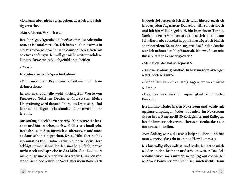 Bild: 9783966456135 | Danke, Depression | Fabio Porta | Taschenbuch | 253 S. | Deutsch
